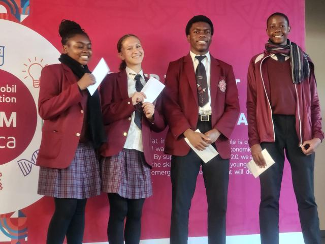WINDHOEK, 13 June 2026 - Learners from Delta Secondary School emerged winners of Round One of the ExxonMobil Foundation STEM Africa Zonal Quiz 1. (Photo by: Molly Weyulu) NAMPA