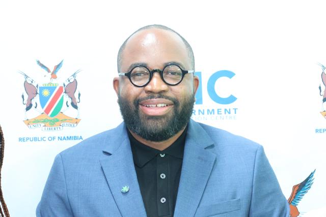 WINDHOEK, 16 June 2026 - Road Fund Administration’s (RFA) Executive of Information and Communication Technology, Dennis Shindume, pictured after a government information-sharing session at the Government Information Centre (GIC). (Photo: Edward Tenete) NAMPA
