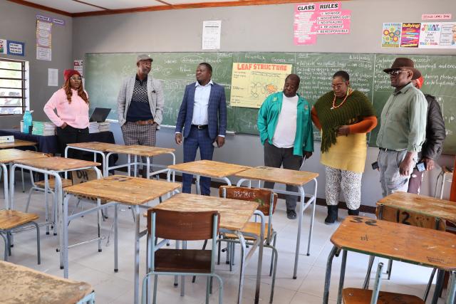 COBLENZ, 16 June 2026 - Inside a newly renovated Grade 8C at Coblenz Combined School. (Photo by: Mulisa Simiyasa) NAMPA