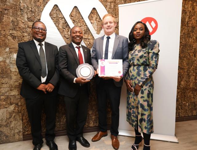 WINDHOEK, 17 June 2026 -  From left to right, Chief Financial Officer and Instant Payment Programme Chairperson for Bank Windhoek, Zenaune Kamberipa; Chief Operating Officer: Instant Payment Namibia, Marsorry Ickua; Bank Windhoek Managing Director, James Chapman and Head: e-Money and Instant Payment Programme Manager for Bank Windhoek, Candy Ngula. (Photo: Contributed) 