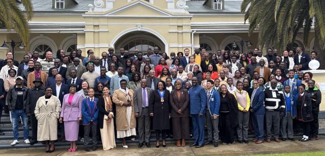 SWAKOPMUND, 18 June 2026 - Education officials, school principals, teachers, learners, community leaders and other stakeholders of education attending the Erongo Region Education conference to assess challenges facing the sector. (Photo by: Isabel Bento) NAMPA