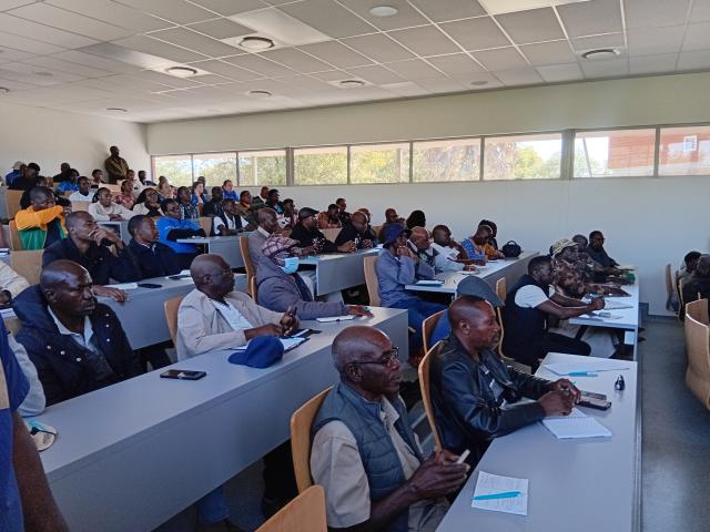 KATIMA MULILO, 25 June 2026 - Livestock farmers in the Zambezi attended  a one-day regional animal health farmers' day at UNAM’s Katima Mulilo Campus on Thursday.

(Photo: Michael Mutonga Liswaniso) NAMPA
