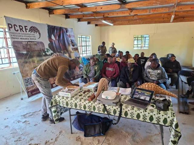 LIZAULI, 30 June 2026 - Some of the participants who took part in the one-day Pangolin Awareness Training at Lizauli in the Mashi Conservancy of the Kongola Constituency in the Zambezi Region.

(Photo: Contributed)