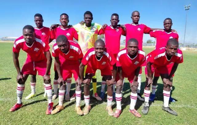 OPUWO, 02 July 2026- Okarindi Komutati FC first line up. (Photo: Contributed) NAMPA 