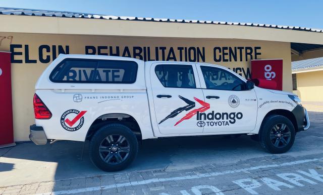 ONIIPA, 02 July 2026- The newly donated vehicle by Indongo Toyota to Elcin Rehabilitation Centre. The vehicle was donated on Thursday.

(Photo: Max Henrich) NAMPA 