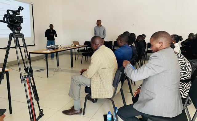 OMUTHIYA, 03 July 2026- Oshikoto Regional Council officials on Friday during the public consultations on the draft Nuclear Bill.

(Photo: Max Henrich) NAMPA 