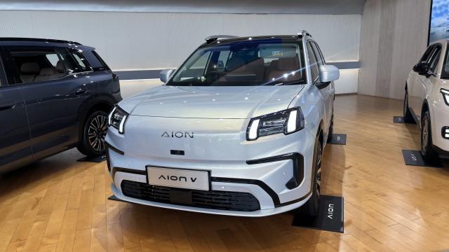 GUANGZHOU, 06 July 2026 - One of the AION brand electric vehicles, the AION V, a right-hand-drive vehicle,best suitable for Namibia and most African countries, which will be among those which will be assembled at the envisaged motor assembly plant by the GAC Group. (Photo by: Isabel Bento) NAMPA