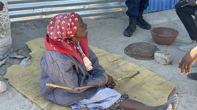 OMALINDI, 08 July 2026- Pensioner Justina Simon, who is 88-years-old.
