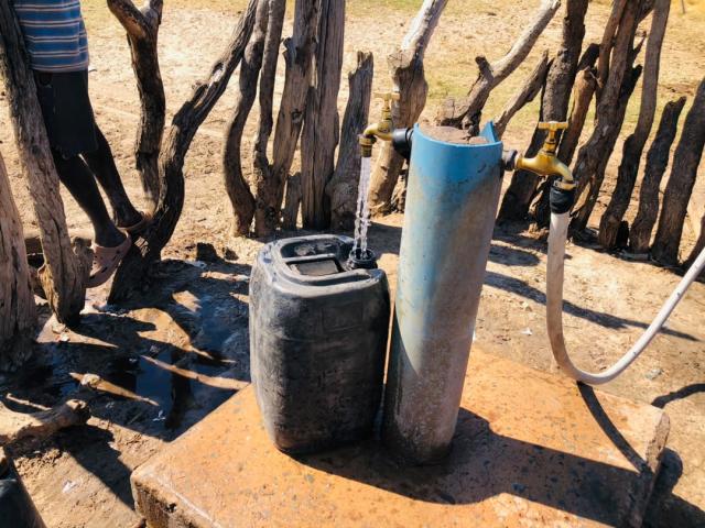 MANKUMPI, 14 July 2026- The water tap connecting water from the boreholes to nearby points in Mankumpi Constituency, Kavango West Region.
(photo: Lylie Joel)
NAMPA