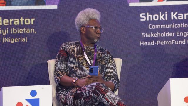 SWAKOPMUND, 15 July 2026 - Communications professional and author Dr Omoniyi Ibietan moderating a special APRA Panel Discussion, an opening event for the Effective Communicators Conference taking place in Swakopmund. (Photo by: Isabel Bento) NAMPA
