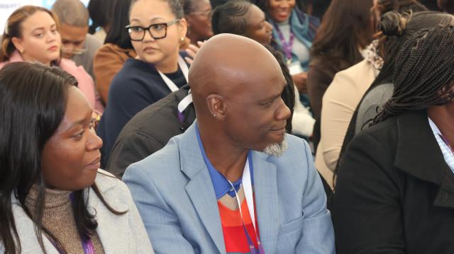 SWAKOPMUND, 15 JULY 2026 - Grootfontein Municipality Public Relations Officer Luke Salomo was among the attendees of the break away session on the importance of journalist/communicators’ relationship at the Effective Communicators Conference at Swakopmund on Wednesday. (Photo by: Isabel Bento) NAMPA