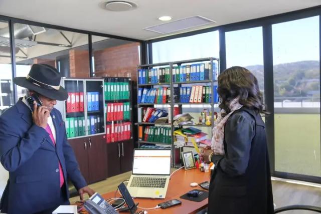 WINDHOEK, 16 July 2026- Prime Minister Tjitunga Elijah Ngurare during a visit to the Namibia Students Financial Assistance Fund (NSFAF) in Windhoek on Wednesday. (Photo: Contributed) NAMPA 