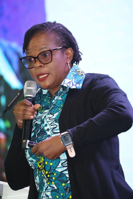 SWAKOPMUND, 17 July 2026 - President of the Zambian Institute of Public Relations and Communication (ZIPRAC) Irene Lungu sharing a Zambian Case Study on Proffesionalising Communication-Building the Namibian Blueprint. (Photo by: MICT)