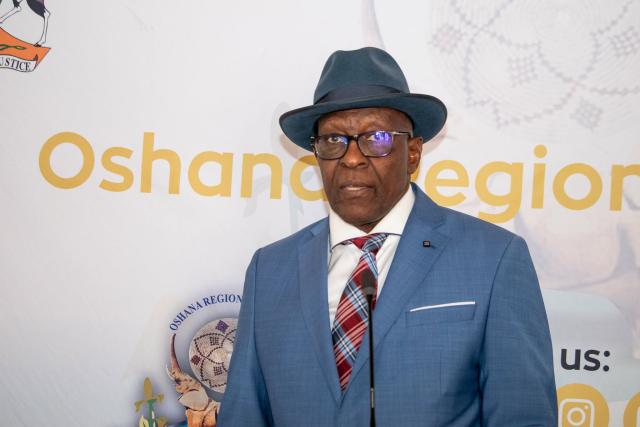 OSHAKATI, 17 July 2026 - The National Planning Commission Director General Kaire Mbuende at the  high-level stakeholder engagement on capital projects for the 2026/27 Medium-Term Expenditure Framework in Oshakati on Friday. (photo: contributed) 
