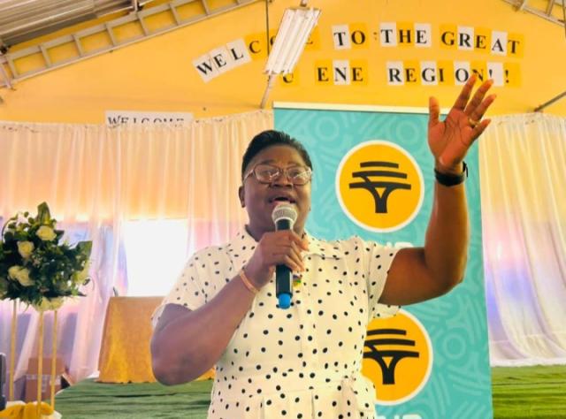 OPUWO, 17 July 2026- Kunene Education Director Sophia Frederick during Opuwo circuit award ceremony on Friday in Opuwo. ( Photo: Contributed) NAMPA 