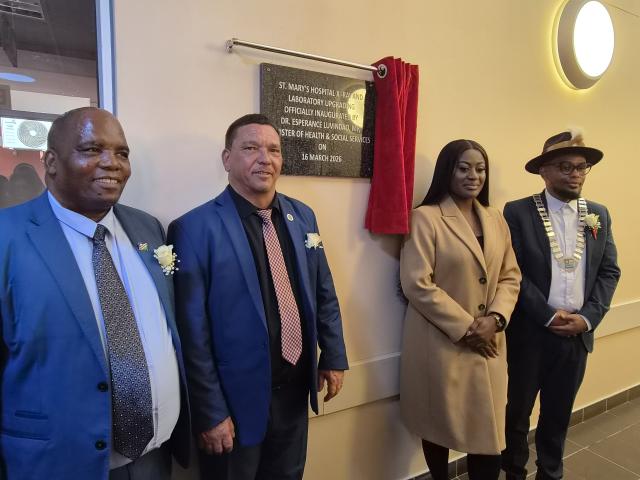 REHOBOTH, 22 July 2026 (NAMPA)- Minister of Health and Social Services Esperance Luvindao officially inaugurates the newly renovated radiology and laboratory units at St. Mary's Hospital in Rehoboth on Wednesday.

(Photo: Joe-Chintha Garises)
NAMPA 