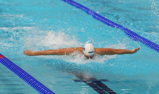 GLASGOW, 25 July 2026 - Oliver Durand of Team Namibia in action in the men's 200m backstroke heats at the Toll Cross Swimming Centre on day two of The Glasgow 2026 Commonwealth Games. (Photo: Hesron Kapanga) NAMPA