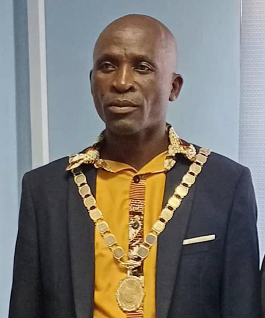 OPUWO, 27 July 2026 - Opuwo Mayor Kasipo Kakondo discusses ongoing infrastructure projects in the town. (Photo: Kaviveterue Virere) NAMPA 