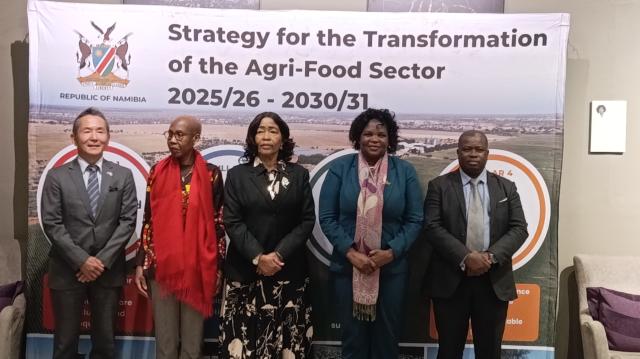 WINDHOEK, 27 July 2026 - Minister of Agriculture, Fisheries, Water, and Land Reform and Development Partners at the inaugural STAS Development Partners Network meeting. (Photo: Ali Negumbo)NAMPA