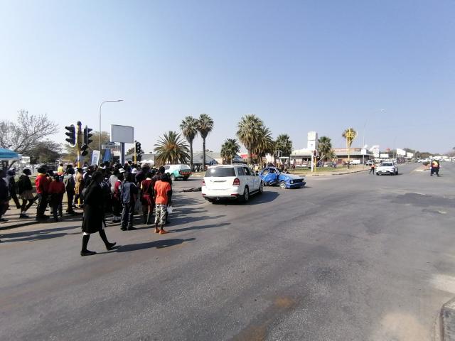 OTJIWARONGO, 27 July 2026 - A road accident simulation on Monday morning at Otjiwarongo during the road safety campaign for the region. (Photo by Mulisa Simiyasa) NAMPA 
