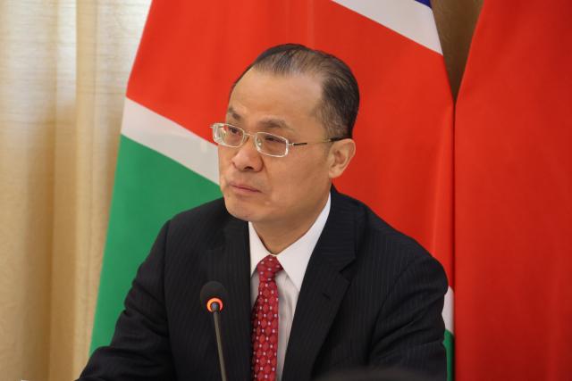 WINDHOEK, 28 July 2026 - Chinese Ambassador Zao Weiping called President Nandi-Ndaitwah’s recent visit to China a success that will enhance bilateral cooperation. (Photo by: Uakutura Kambaekua) NAMPA.