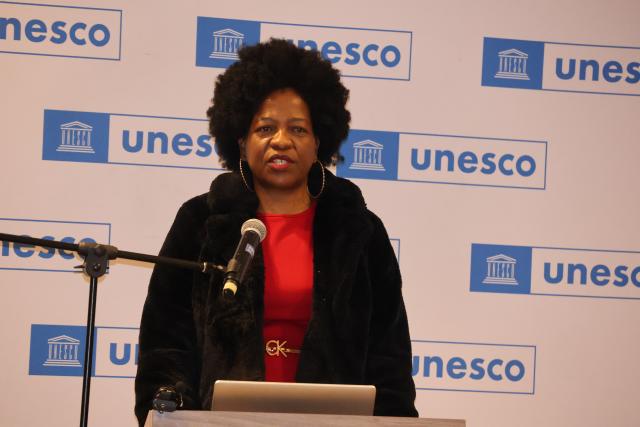 WINDHOEK, 29 July 2026 - Rebecca Dudu Roy, Manager of Higher Education, Botswana Qualifications Authority at the Workshop series on strengthening Quality Assurance in Higher Learning in the SADC  region. (Photo: Ali Negumbo) NAMPA