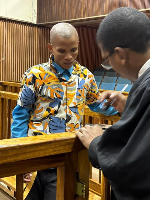 Windhoek, 29 July 2026- Johannes Bock in the Windhoek High Court. (Photo by Eba Kandovazu). NAMPA