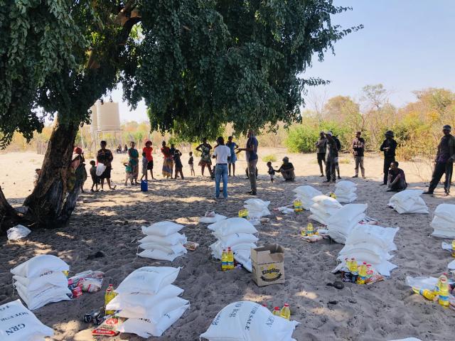 NKURENKURU, 31 July 2026 - The Office of the President has begun distributing food rations to marginalised households across Kavango West. (Photo: Lylie Joel) NAMPA