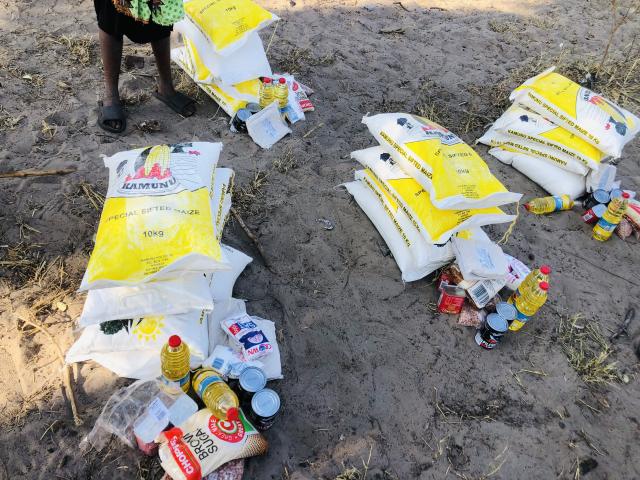 NKURENKURU, 31 July 2026 - The Office of the President has begun distributing food rations to marginalised households across the Kavango West Region. (Photo: Lylie Joel) NAMPA