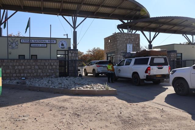 OKAUKUEJO, 31 July 2026 - The entrance to Etosha National Park through the Ombika gate. (Photo by: Mulisa Simiyasa) NAMPA