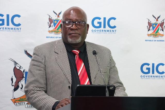 WINDHOEK, 31 July 2026 -  Minister of Industries, Mines and Energy Modestus Amutse. (Photo by: Chelva Wells) NAMPA 