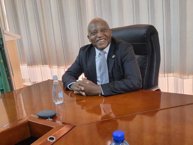 MARIENTAL, 31 July 2026- Prime Minister Elijah Ngurare addresses delegates during a courtesy visit to Hardap Governors Office on Friday, where he called on Hardap regional leaders to accelerate youth economic empowerment, promote constituency-based development projects and strengthen national unity. (Photo:Joe-Chintha Garises) NAMPA