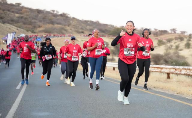 WINDHOEK, 02 August 2026 – Participants taking part in the Bank Windhoek 2026 red run. (Photo: Contributed) 