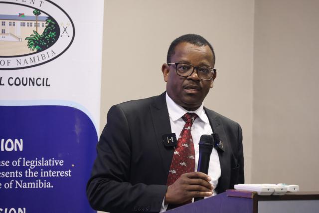 WINDHOEK, 04 August 2026 - Secretary to the National Council Tousy Namiseb. (Photo by: Andreas Thomas) NAMPA