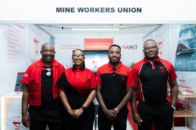 WINDHOEK, 10 August 2026 - Mineworkers Union of Namibia (MUN) at the 13th Mining Expo Conference. (Photo: Contributed) 