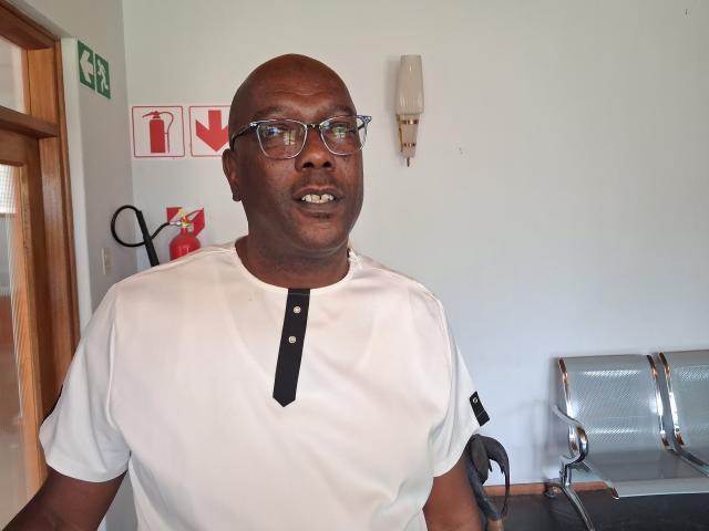GOBABIS  - Gobabis Municipality spokesperson, Frederick Ueitele (Photo:Zebaldt Ngaruka) NAMPA 