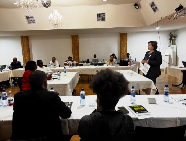MARIENTAL, 19 August 2026- An overview of Namibia's mental health situation was presented at the Hardap Regional School Health Task Force Training. ( Photo: Joe-Chintha Garises) Nampa 