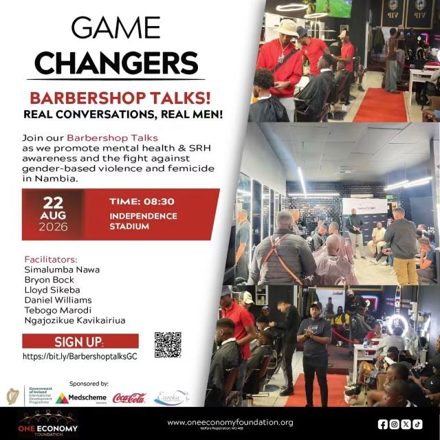 WINDHOEK, 20 August 2026 - A poster of the One Economy Game Changers project. (Photo: Contributed) NAMPA 
