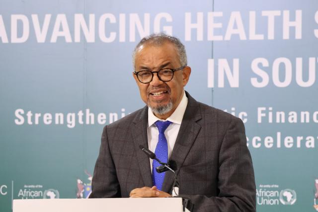 WINDHOEK, 20 AUG (NAMPA) - World Health Organisation Director-General Tedros Adhanom Ghebreyesus (Photo: Andreas Thomas) NAMPA