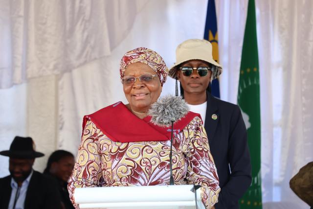 HELAO NAFIDI, 22 August 2026 - President Netumbo Nandi-Ndaitwah at the opening of the Sports facilities at the Helao Nafidi Business Expo and Sports Centre. (Photo: Ali Negumbo) NAMPA