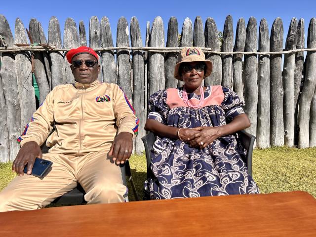 OKONGO, 23 August 2026- Retired nurse Maria Hedimbi-Kamati and her husband former PLAN combatant Erastus Kamati at their homestead in Okongo. (Photo by Eba Kandovazu). NAMPA