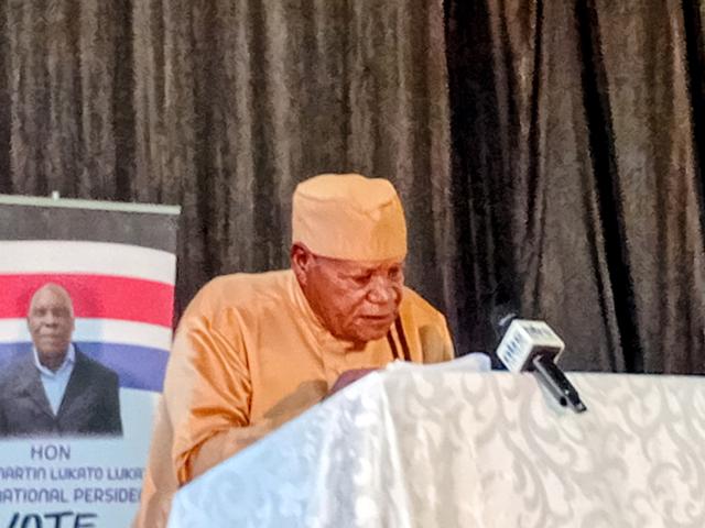 KATIMA MULILO, 24 August 2026 –
The National Democratic Party (NDP) of Namibia has strongly defended its president, "Brave" Martin Lukato Lukato, against allegations of running the organization as a "one-man show" and acting as an autocrat.

(Photo: Michael Mutonga Liswaniso)