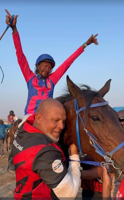 KARIBIB, 30 August 2026 - Whisper from Angermund Racing emerged victorious at the Karibib Horseracing Bonanza in thoroughbred division (Photo: Contributed) NAMPA 