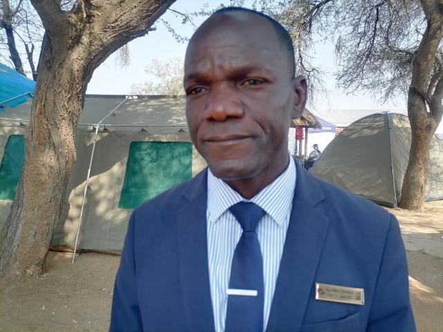OKAKARARA, 03 September 2026 - The Okakarara Mayor, Sigfried Tjehiua speaks on Thursday about the 18th edition of the Okakarara Annual Trade Fair which started Monday morning at the town. A variety of local exhibitors, corporates and government ministries are participating. 
(Photo by: Mulisa Simiyasa) NAMPA