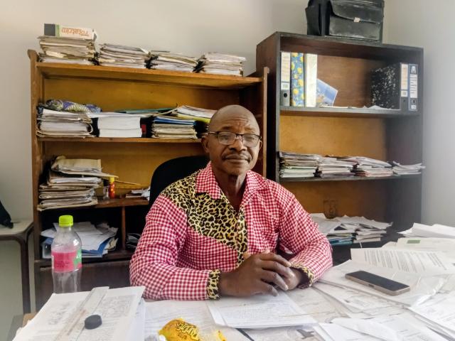 KATIMA MULILO, 03 September 2026 - Secretary General for the Namibia Public Security and Allied Workers Union (NAPUSAWU), Alex Taimo.

(Photo: Michael Mutonga Liswaniso) NAMPA 