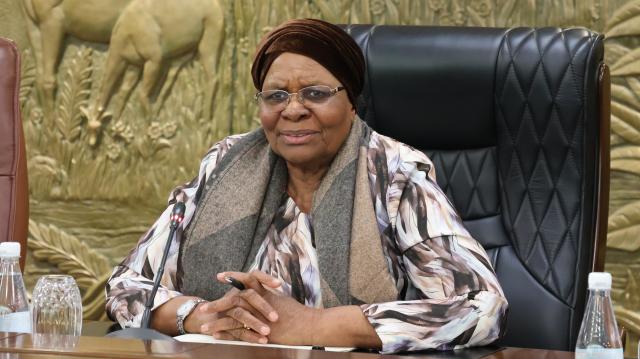 WINDHOEK, 03 September 2026 - President Netumbo Nandi-Ndaitwah on Thursday held a closed-door meeting with Capricorn Group executive management at State House, where the financial services group briefed her on its role in capital mobilisation and investment across key sectors of the Namibian economy.

(Photo by: Chelva Wells) NAMPA
