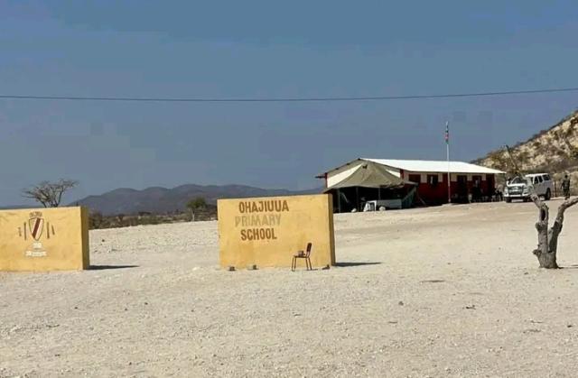OPUWO, 07 September 2026- Ohajuua Primary School in the Epupa Constituency of the Kunene Region, where the Development Bank of Namibia donated N$100 000 towards the construction of a security fence on Monday. (Photo: Contributed) NAMPA 