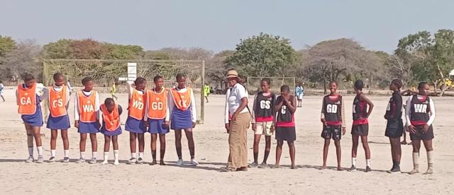 OMEGA 3, 13 September 2026 – Ndoro Memorial Combined School's netball team (Right) won second prize in the inaugural annual school tournament held over the weekend.

(Photo: Contributed)