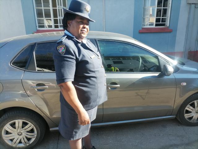OTJIWARONGO, 14 September 2026 - A vehicle suspected to have been used in a robbery at Otjiwarongo on Monday afternoon is now impounded at the Otjiwarongo Police Station where the three male suspects in the alleged robbery aged 25, 33 and 34 are also kept. (Photo by: Mulisa Simiyasa) NAMPA 