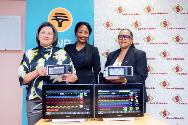 WINDHOEK, 18 September 2026 - Dr Senorita Polster-Quayson, Acting Chief Medical Officer, Windhoek Central Hospital, Revonia Job, Sponsorship and Social Impact Manager, FirstRand Namibia and Dr Fenny Shadika, Paediatric and Congenital Cardiologist, Head of Department at the Ministry of Health and Social Services, Founder of Namibia National Childrens Heart Trust. (Photo: Contributed) 